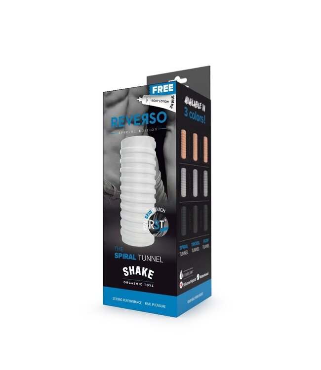 Orgasmic Toys Reversible Spiral Masturbator - Ultimate Flexible Pleasure & Free Lube