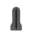 All Black Zachte Grip Realistische Ribbel Masturbator 17 cm Met Waterbasis Glijmiddel
