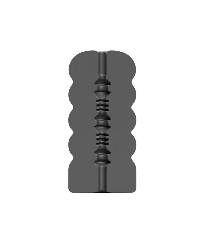 All Black All Black Twink Masturbator – 17 cm, Spiral Design for Extra Stimulation
