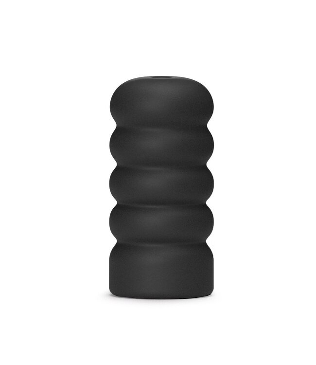 All Black Masturbator All Black Spiral Twink 17 cm Met Ribbelstructuur En Glijmiddel