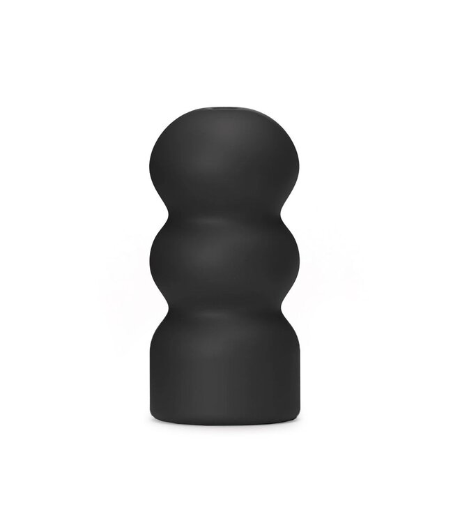 All Black All Black Masturbator 17 cm Zachte Ribbels Ftalaatvrij Met Glijmiddel