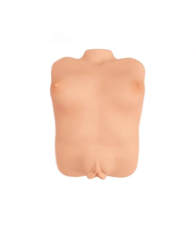 Orgasmic Toys Real Skin Touch Masturbator with Free Gel - Lifelike Boobs & Pussy