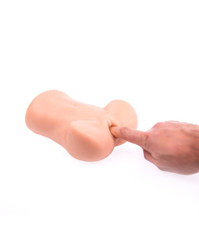Orgasmic Toys Realistic Flesh-Like Masturbator with Free Lubricant - 20 cm Length