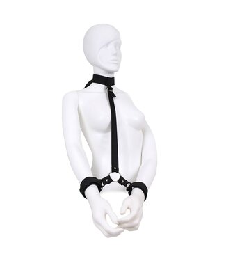 Neopreen Collar En Polsboeien Set Met Vergrendelbare Gespen Voor Veilig Bondage