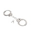 Fur-Trimmed Adjustable Metal Handcuffs Set for Women - Beginner's Fun