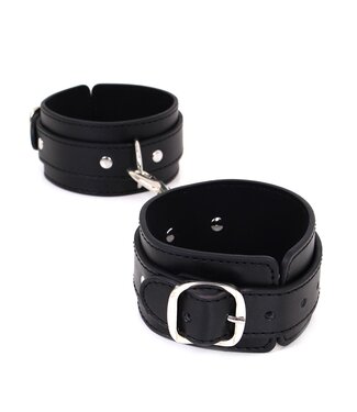 Double Hook PU Leather Ankle Cuffs for Adventurous Couples