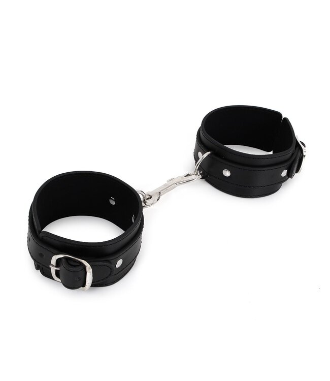 Double Hook PU Leather Ankle Cuffs for Adventurous Couples