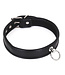PU-Leer Halsband Met Verstelbare Gespsluiting En Functionele O-Ring