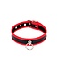 Elegant PU Leather Collar with O-Ring & Adjustable Buckle for Pets