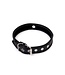 PU-Leer Halsband Met Verstelbare Gespsluiting En Functionele O-Ring
