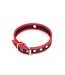 Stilvolles PU-Lederhalsband mit O-Ring und verstellbarer Schnalle