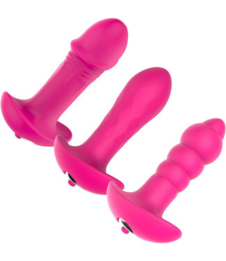 My First Medische Siliconen Anaal Plug Vibrator 30mm Met AAA Batterij – My First