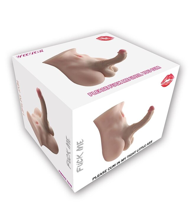 Realistische Masturbator Met 17,5 cm Penis Voor Vaginaal En Anaal Gebruik