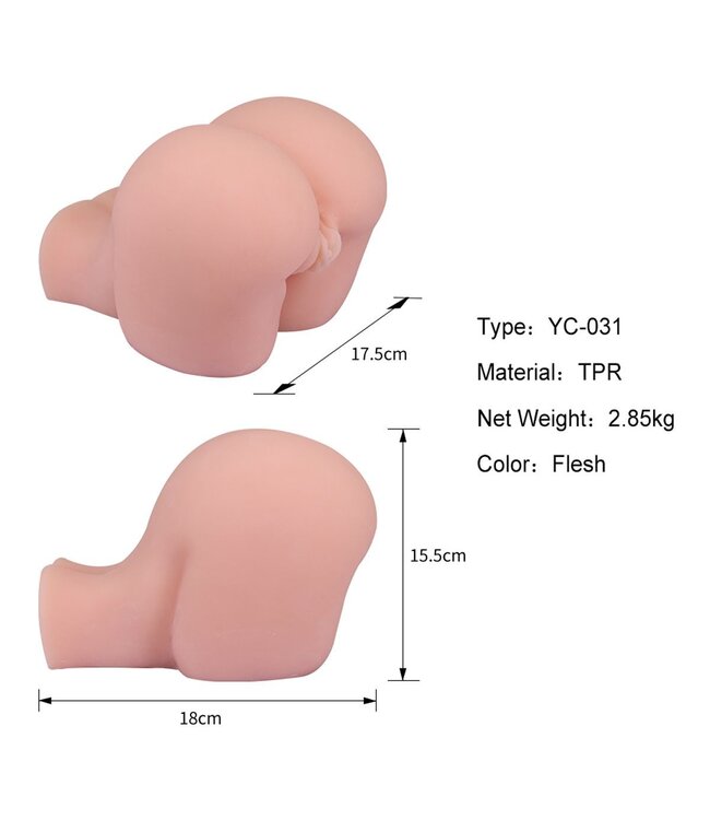 Lifelike Large Ass & Pussy Masturbator for Ultimate Pleasure