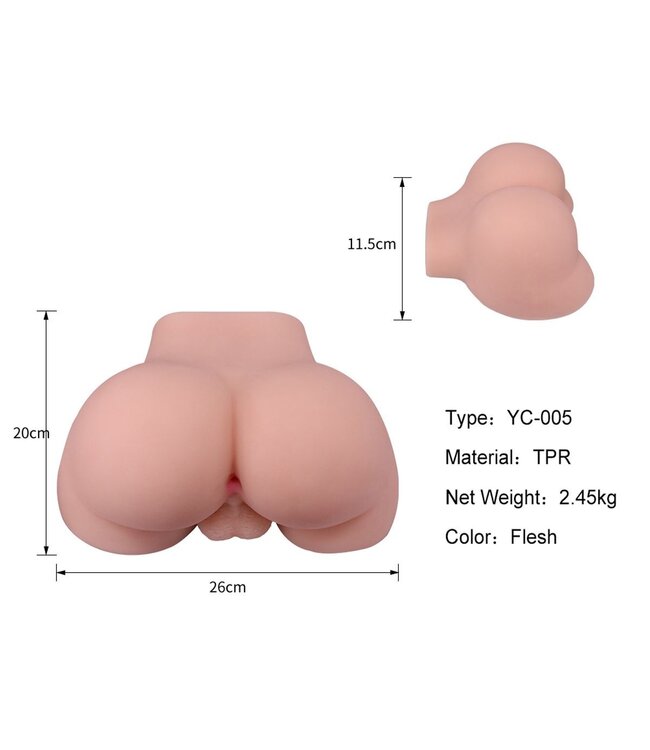 Realistischer Anal-Masturbator für Männer – Weich, hypoallergen und stimulierend