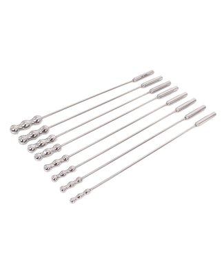 Premium Rosebud-Urethral-Dilatator-Set – 8 Größen aus Edelstahl