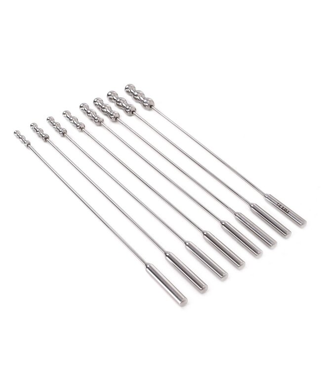 Premium Rosebud-Urethral-Dilatator-Set – 8 Größen aus Edelstahl