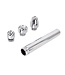 Hochwertiges Analduschen-Set aus Aluminium mit 3 Aufsätzen & 7 Löchern