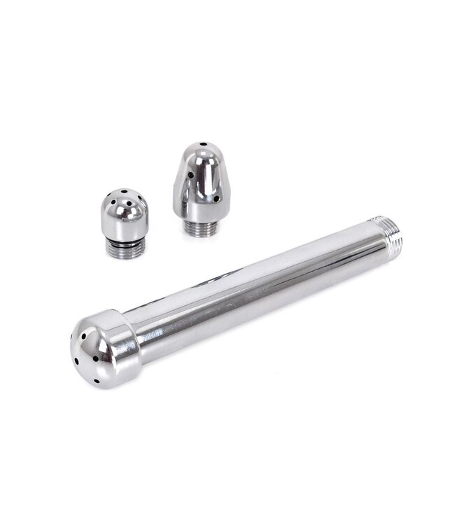 Hygienic Anal Shower Set - 3 Aluminium Heads, Waterproof & Beginner-Friendly