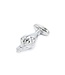 Elegant Steel Butt Plug with Blue Gemstone | Tapered & Comfortable