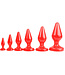 I Love Butt I Love Butt Classic Red Butt Plug - XS to XXL, Body-Safe PVC