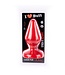 I Love Butt I Love Butt Classic Red Butt Plug - XS to XXL, Body-Safe PVC