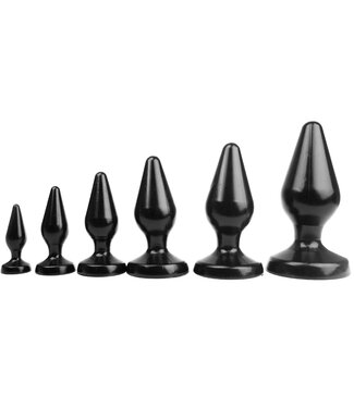 I Love Butt I Love Butt Classic Black Butt Plug - Various Sizes, Safe PVC