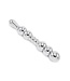 Kiotos Steel Elegant Aluminium Dildo with Ridges & Balls for Intense Pleasure