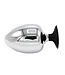 Big Ass 14.5 cm Steel Anal Plug with Powerful Suction Cup