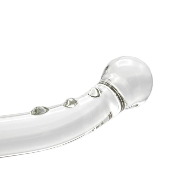 Kiotos Glass Kiotos Glass Dildo 21 cm – Handgemaakt Warm & Koud Temperatuurspel