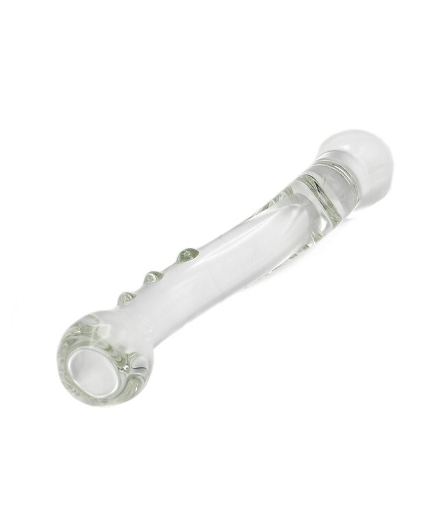 Kiotos Glass Kiotos Glasdildo Smooth Duo 21 cm – Sinnliche Temperaturspiele für Freude