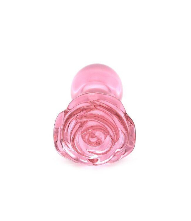 Kiotos Glass Kiotos Pink Glass Butt Plug 13 cm – Sensation with Temperature Play