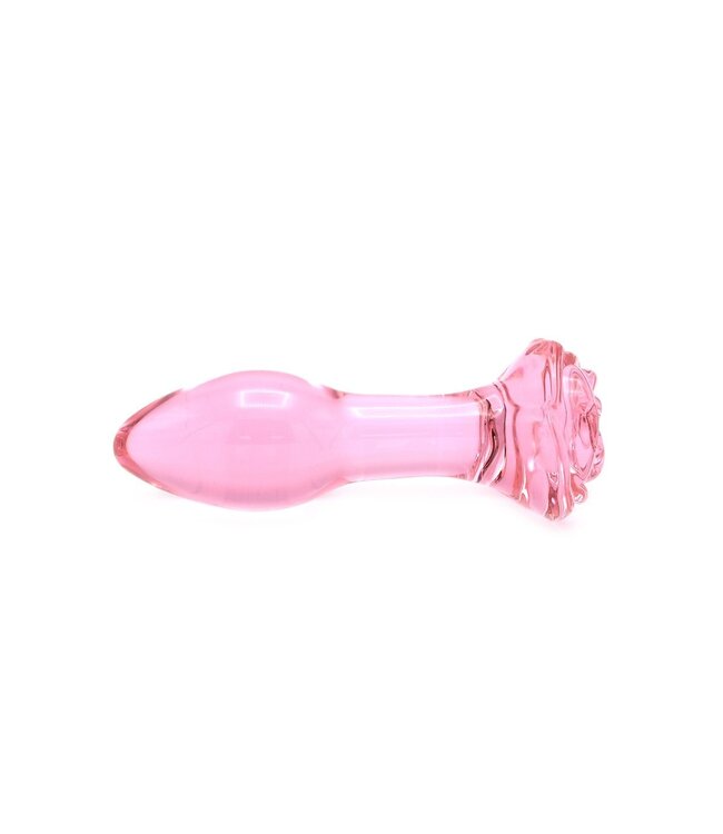 Kiotos Glass Kiotos Pink Glass Butt Plug 13 cm – Sensation with Temperature Play