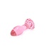 Kiotos Glass Kiotos Glas-Buttplug Rosa 13 cm – Für aufregende Temperaturspiele