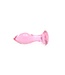 Kiotos Glass Eleganter Kiotos Glas-Buttplug in Rosa 9 cm – Für warme und kalte Spiele
