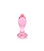 Kiotos Glass Kiotos Glass Cristal Roze Buttplug 9 cm | Glazen Warm/Koud Sensatie
