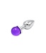 Sparkling Jewel Butt Plug - 8.8 cm Heavy-Duty Metal Anal Toy