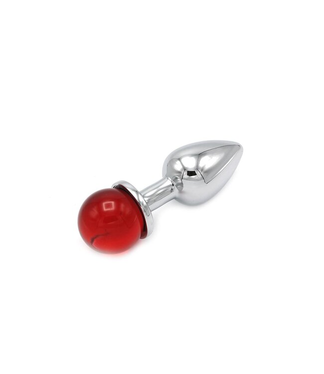 Sparkling Jewel Butt Plug - 8.8 cm Heavy-Duty Metal Anal Toy