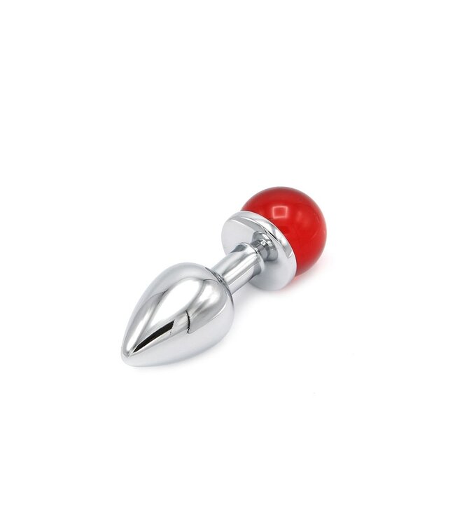 Sparkling Jewel Butt Plug - 8.8 cm Heavy-Duty Metal Anal Toy