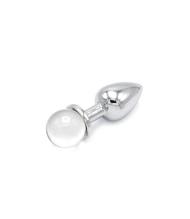 Eleganter Analplug mit Juwel – 8,8 cm Heavy-Duty-Metall für intensive Lust