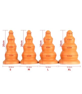 Kiotos Goldplay Kiotos Goldplay Dildo 18 cm – Weiches, körpersicheres Silikon mit Saugnapf