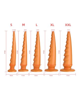 Kiotos Goldplay Kiotos Goldplay Rex Siliconen Dildo 45 cm Met Zuignap – Zacht & Elastisch
