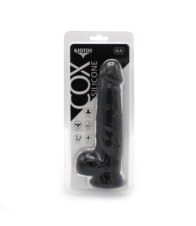 Kiotos COX Siliconen Dildo 22 cm Met Realistische Textuur En Sterke Zuignap