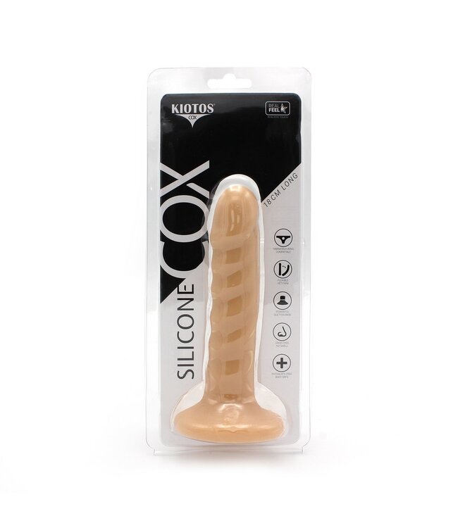 Kiotos COX 18 cm Realistic Silicone Dildo with Suction Cup - Extra Firm Design