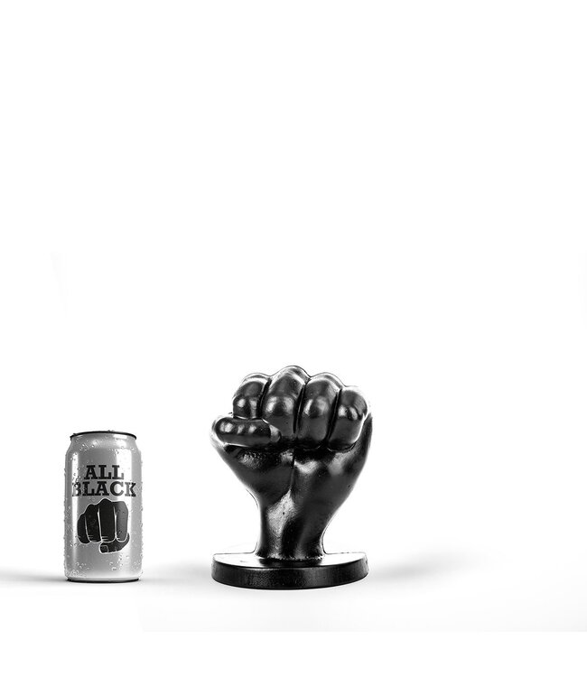 All Black Fisting Dildo Met Zuignap – Europese Rubber Vuist In Zwart, Rood Of Blauw