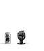 All Black Fisting Dildo Met Zuignap – Europese Rubber Vuist In Zwart, Rood Of Blauw
