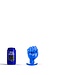 All Black Fisting Dildo Met Zuignap – Europese Rubber Vuist In Zwart, Rood Of Blauw