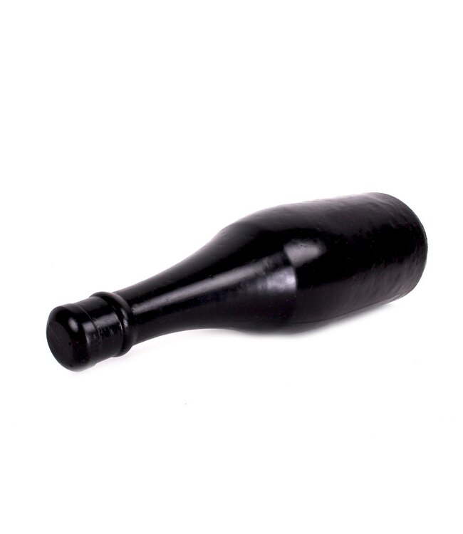 All Black All Black Champagne Dildo - Flexible PVC, Sizes L & M, Easy Clean