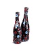 All Black Flexibele PVC Dildo Champagne Fles 34,5-39,5 cm All Black