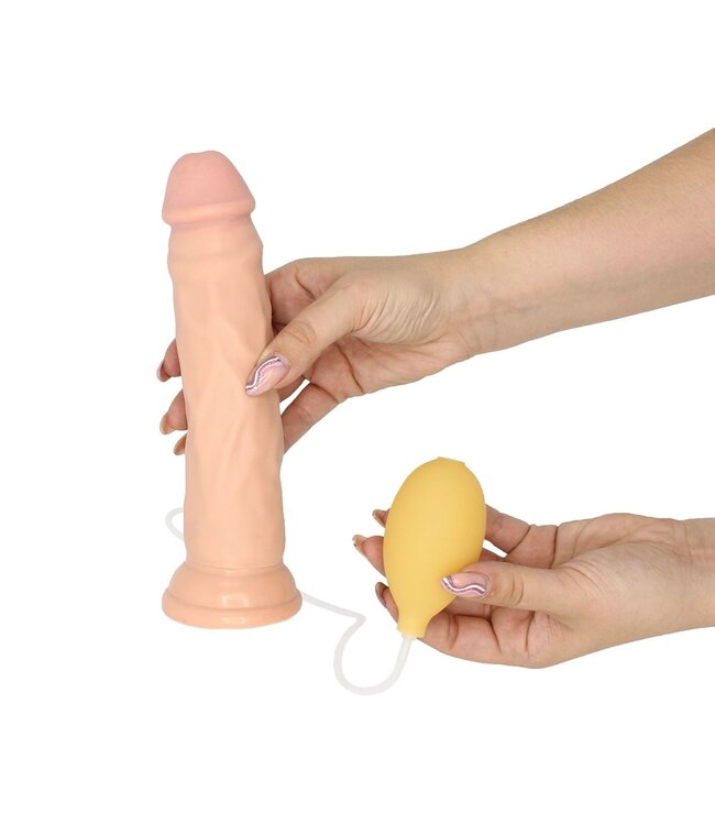Kiotos COX Realistischer Squirt-Dildo 21,6 cm mit starkem Saugnapf für Mega-Vergnügen